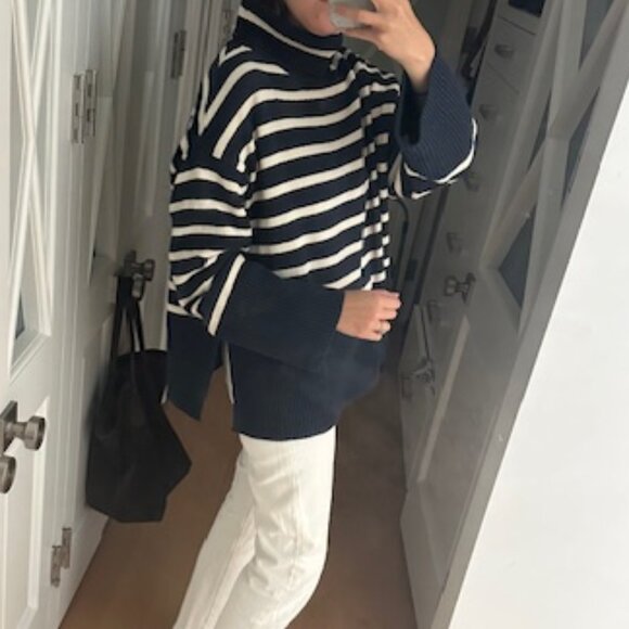Gap Cotton Striped Sweater - Picture 2 of 3